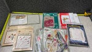 lot 1095 image: Vintage Dritz Crochet Craft Kit Collection