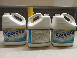 lot 15 image: Sporox II Medical Sterilizing Solution - 1 Gallon - Lot of 3
