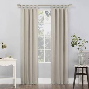 lot 18 image: 40x63 Sun Zero Blackout Kenneth Energy Saving Tab Top Curtain Panel Pearl Thermal Insulated, Noise Reduction
