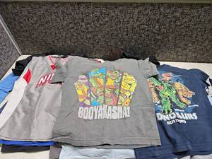 lot 90 image: Kids Sized T-Shirt Collection - Large Lot of Approximately 20 Shirts
