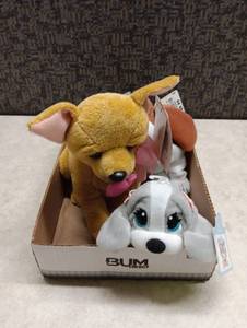 lot 101 image: Plush Puppy Collection - Set of 3 Stuffed Dogs