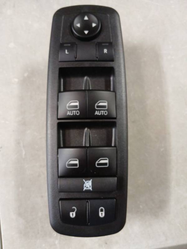 lot 41741 image: Power Window Switch for 2016-2025 Dodge Durango, 2016-2022 Jp Grand Cherokee Front Driver Side, Master Door Lock Window Switch Control Button Replacement 68289802AA, 68289802AB, 68319802AA, DWS1998