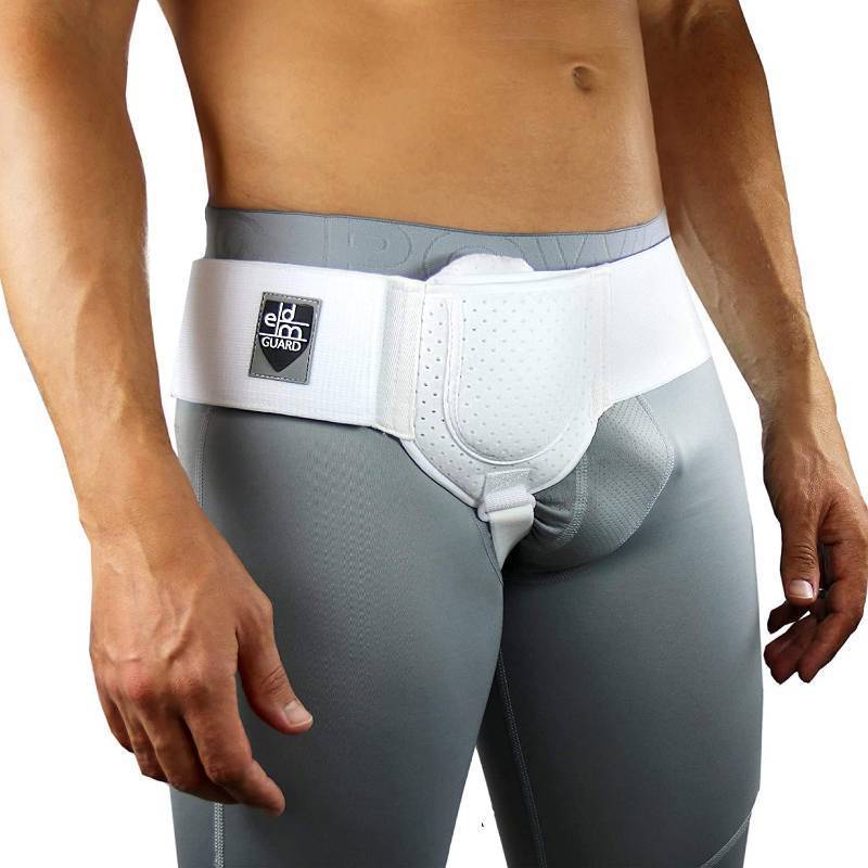 lot 30707 image: Everyday Medical Hernia Support Guard Belt For Men I Left or Right Side I Post Surgery Mens Truss For Inguinal, Groin Hernias I Adjustable Waist Strap I SMALLMEDIUM