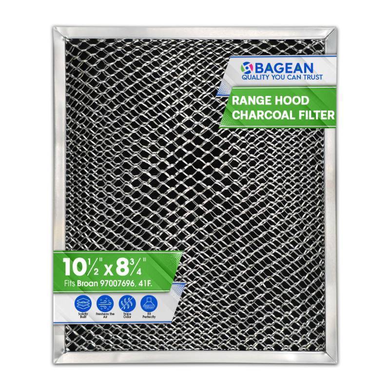 lot 30767 image: Stove Hood Vent Filter 10.5 x 8.8 41F 97007696 Fits Nutone & Broan Range Hood Filter Replacement for Ductless Exhaust Fan - Mesh Screen Filters Grease & Carbon Freshens Kitchen Oven Air (1-Pack)