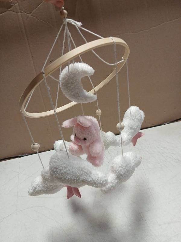 lot 30795 image: Baby Nursery Cloud and Bunny Mobile