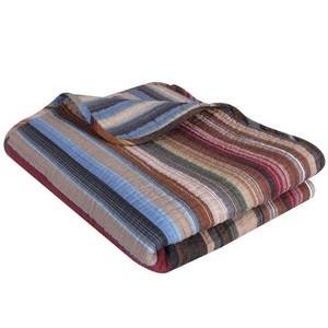 lot 27330 image: Greenland Home Durango 100% Cotton Reversible Throw Blanket, 50 x 60 inches, Earth