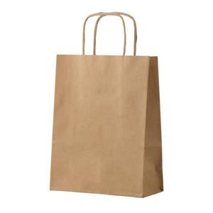 lot 27342 image: FACEBAG 50-Pack Brown Paper Bags with Handles Bulk, 8x4.25x10.5 Inches,Medium-sized Gift Bags with Handles for Party Favors Take-Out Grocery Shopping & Retail Reusable & Durable
