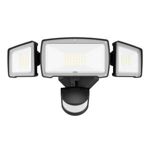 lot 27376 image: HGGH Motion Sensor Outdoor Lights Flood Lights Outdoor Security Light, LED Floodlights IP65 Waterproof 6500K 60W 6200LM with 3 Adjustable Heads, Exterior Light for House, Backyard, Porch