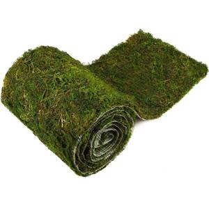 lot 27400 image: 108 x 12 Moss Table Runner Dried Moss Sheet Roll for Crafts Preserved Moss Mat for Table Decoration Green Moss for Wedding Party Woodland Garden Fairy Decor