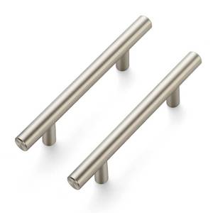 lot 27411 image: Ravinte 18 Pack 6 inch Cabinet Pulls Brushed Nickel Stainless Steel Kitchen Cupboard Handles Cabinet Handles, 3.5 inch Hole Center