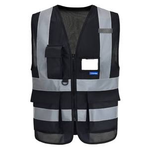 lot 33423 image: A-SAFETY 4XL 5XL Black Safety Vest