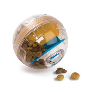 lot 33442 image: Pet Zone IQ Treat Ball Interactive Dog Ball - 3 Puzzle Treat Dispenser, Durable, Slow Feeder, for All Dog Breeds, Toys to Keep The Busy and Enrichment