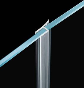 lot 33448 image: Flexible Shower Door Side Seal Strip 100 Inch Shower Door Side Sweep for 38 Framelss Glass Door