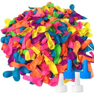 lot 33454 image: Hibery 2000 Pack Water Balloons with Refill Kits, Latex Water Bomb Balloons Fight Games - Summer Fun for Adults