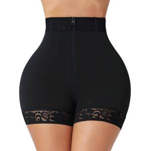 lot 33459 image: FeelinGirl Butt Lifting Shorts Panty Shaper Tummy Control Booty Lift Shape Wear Black XXL