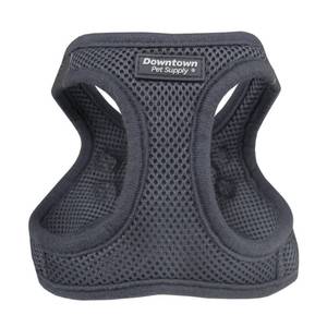 lot 33463 image: Downtown Pet Supply Step in Dog Harness No Pull, XX-Large, Charcoal - Adjustable Harness with Padded Mesh Fabric and Reflective Trim - Buckle Strap Harness for Dogs