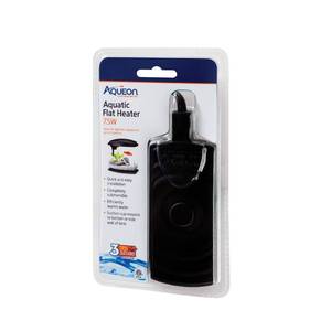 lot 33467 image: Aqueon Small Aquarium Fish Tank Submersible Mini Flat Heater Up to 2.5 to 5 Gallon Aquariums, 7.5 Watts