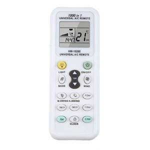 lot 33488 image: Universal Air Conditioner Remote Control LCD AC Conditioning Controller 1000 in 1 for Mitsubishi Toshiba Hitachi Fujitsu Daewoo LG Sharp Samsung Electrolux Sanyo Aux Gree Haier Huawei Air Condition