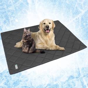 lot 36584 image: PetAmi Premium Cooling Dog Blanket  Lightweight Fluffy Pet Throw Blanket Bed Cover for Dogs, Cat, Puppies  Pet Blanket Furniture Protector Couch Sofa  Reversible Fuzzy Cozy  60x80, Grey