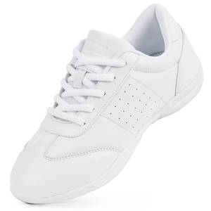 lot 44568 image: CADIDL Cheer Shoes Women White Cheerleading Shoes Girls Varsity Cheer Shoes for Youth Athletic Dance Shoes Flats Size 5