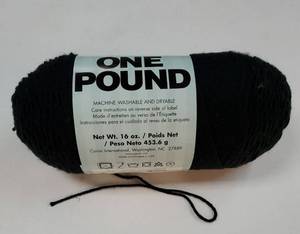 lot 33162 image: Caron One Pound Solids Yarn, 16oz, Gauge 4 Medium, 100% Acrylic - Tae- For Crochet, Knitting & Crafting ( 1 Piece )