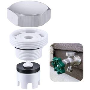 lot 33172 image: Ceoighe 1 Pack Vacuum Breaker Repair Kit Replacement for VACVBKX1B Heavy Duty Metal Vacuum Breaker Replacement Kit for Traditional Anti Siphon Frost Free Sillcock Valves Anti Siphon Valve Repair Kit - Retail $15