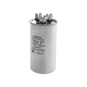lot 33203 image: 2025 Upgrade 3100248.586 CBB65A Capacitor - 455uF 370440VAC 60Hz 10,000AFC Dual Run Circular Start for RV Camper AC. Compatible with Domestic Duo-Therm 3100248.586. - Retail $30