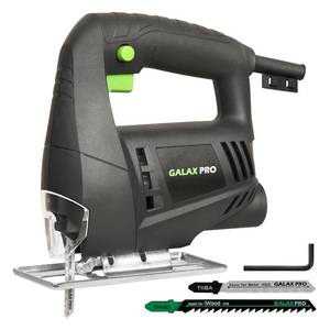 lot 33210 image: GALAX PRO 3.3Amp Jig Saw, 3000 RPM No Load Speed Jigsaw with Lock-on Button, Cutting Angle 45 Degree, NO BLADE.
