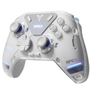 lot 33213 image: APEX 4 Wireless PC Controller Forceflex Joystick Forceadapt Trigger 1000Hz Report Rate Full-Color LCD Display 1500mAh Battery Stereo Vibration PCSwitchSwitch2TVAndroidLaptop - Retail $160