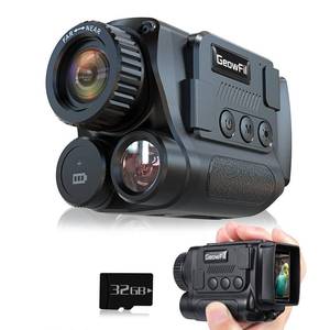 lot 33227 image: Night Vision Monocular, 4K Infrared Digital Night Vision Goggles with 850nm IR, 40M Photo & 4K Video, 984FT Range, 8X Zoom, Rechargeable Battery, 32GB Card for Hunting Camping Adventure - Retail $57
