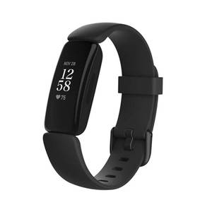 lot 33229 image: Fitbit Inspire 2 Health & Fitness Tracker with a Free 1-Year Fitbit Premium Trial, 247 Heart Rate, BlackBlack, One Size (S & L Bands Included) - Retail $81