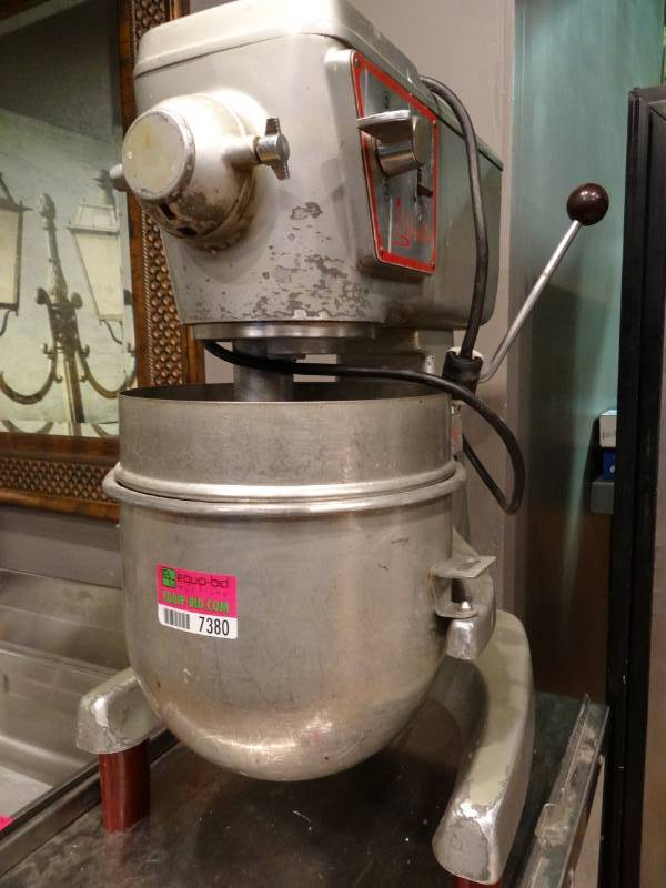 lot 7380 image: Blakeslee 20QT Mixer Model # B-20HD