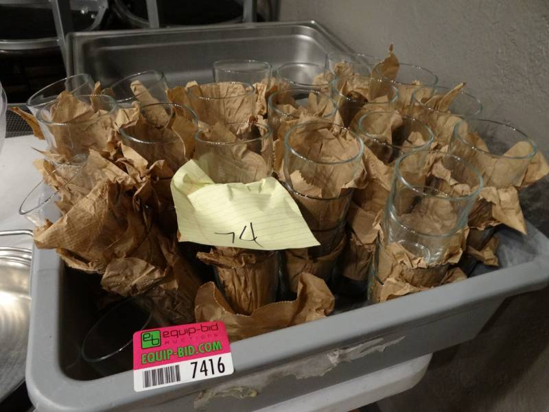 lot 7416 image: Lot of 74 Ikea Drinking Glasses