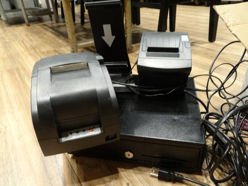 Ncr Pos System With Cash Drawer 2 Printer And Stand West