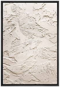 lot 27822 image: SIGNWIN Framed Canvas Print Wall Art White Paint Brush Stroke Landscape Abstract Geometric Illustrations Modern Art Decorative Shapes RelaxCalm for Living Room, Bedroom, Office - 24x36 Black (5 Pictures)