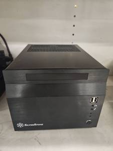 lot 8919 image: SilverStone Mini-ITX Computer Case with 80 Plus PSU