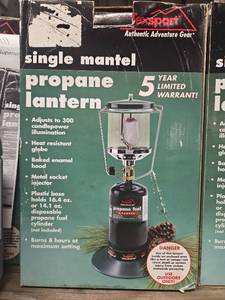 lot 8996 image: (2) Texsport Single Mantel Propane Lantern