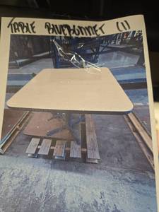 lot 18411 image: (2) Restaurant Tables with  Pedestal Base