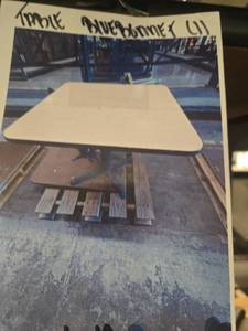 lot 18412 image: (2) Restaurant Style Tables