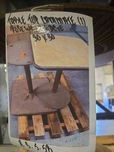 lot 18417 image: (2) Table Base and Top