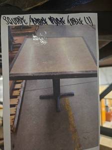 lot 18421 image: (2) Restaurant Style Tables