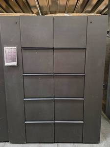 lot 20216 image: (2) Filing Cabinet with Side Coat Storage
