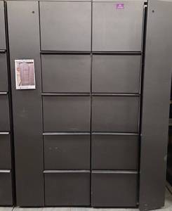 lot 20218 image: (2) Filing Cabinet with Side Coat Storage