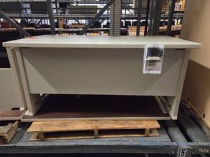 lot 20228 image: Industrial Metal Office Desk