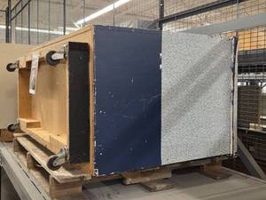lot 20250 image: Cabinet On Casters With Under Storage