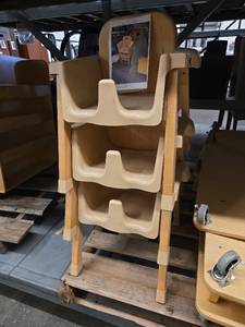 lot 20256 image: (3) Community Playthings Wooden Chair with Seat