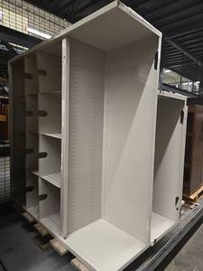 lot 20276 image: Commercial Metal Display Units - Set of 3