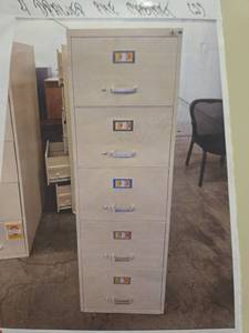 lot 18433 image: Commercial Grade Metal Filing Cabinets