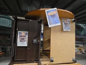 lot 20306 image: Foldable Table, and (2) Carts