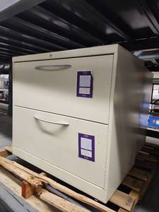 lot 20316 image: 2-Drawer Lateral File Cabinet